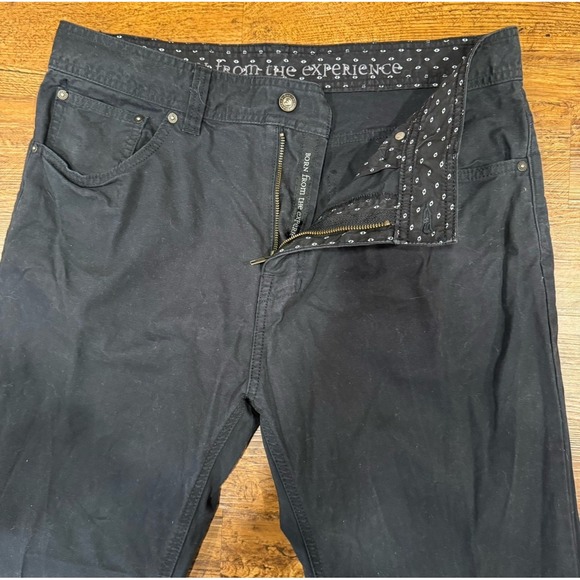 prAna Black Tucson Slim Fit Outdoor Hiking Canvas 5 Pocket Chino Pants Men 36x30 - Picture 4 of 10